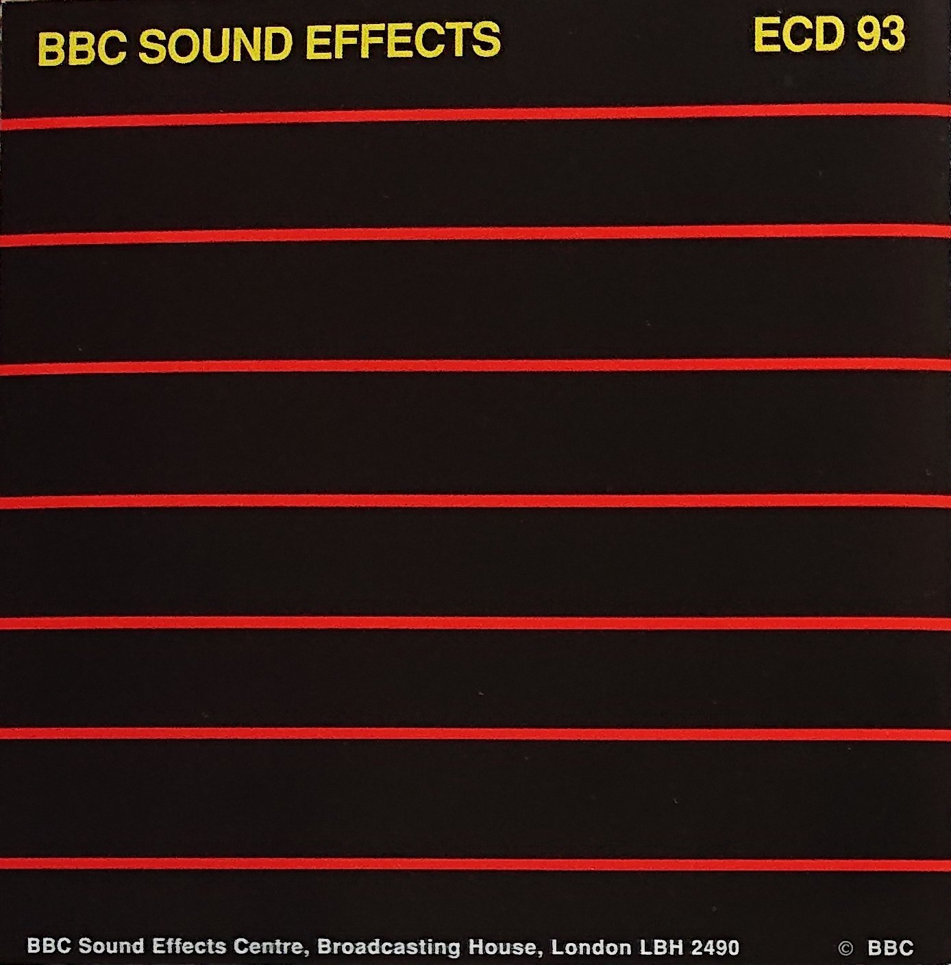 Middle of cover of ECD 93